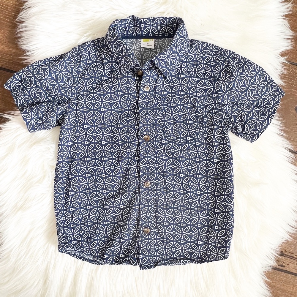 Crazy 8 Button Down Shirt Sleeve Shirt